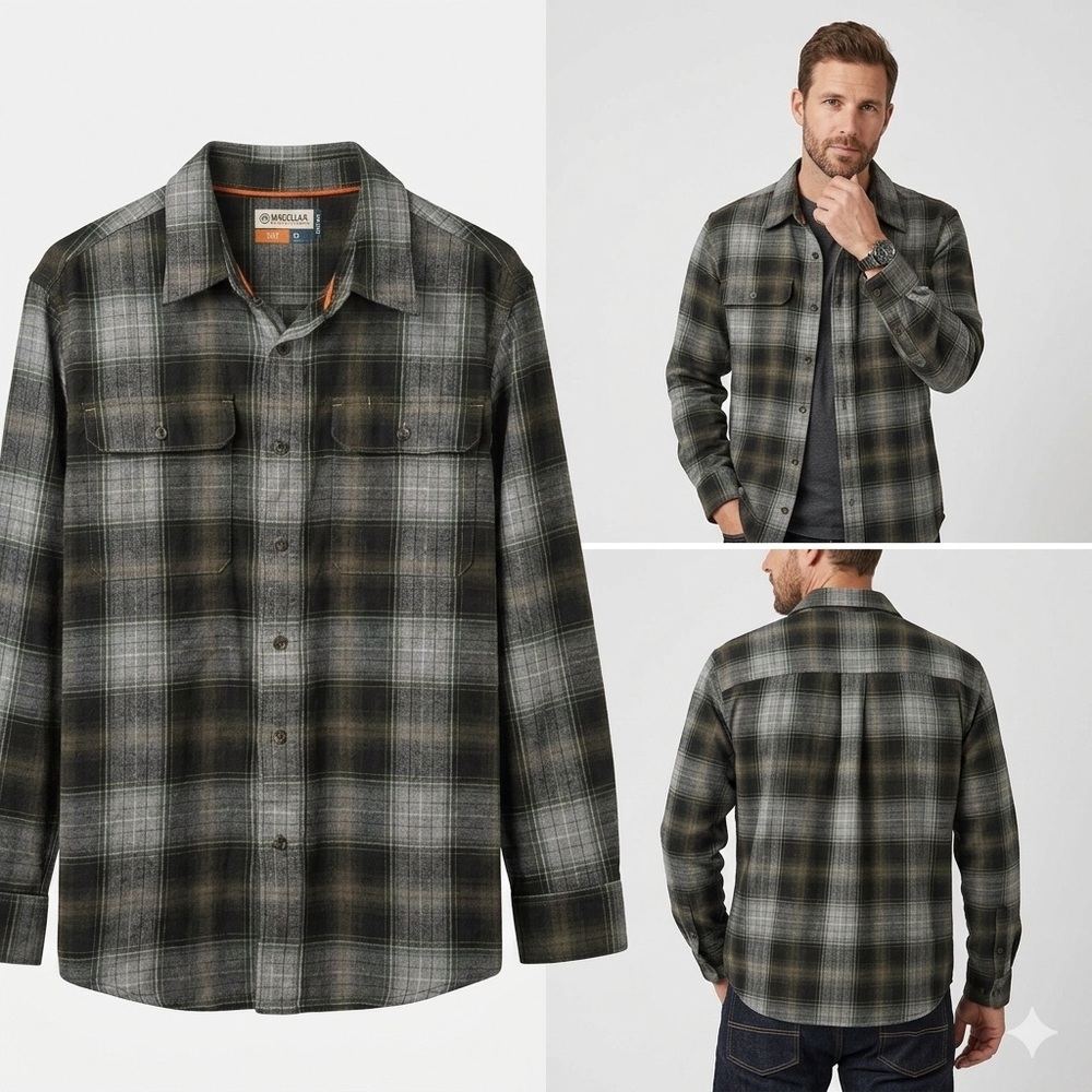 Magellan Hunt Gear Plaid Button-Down Shirt